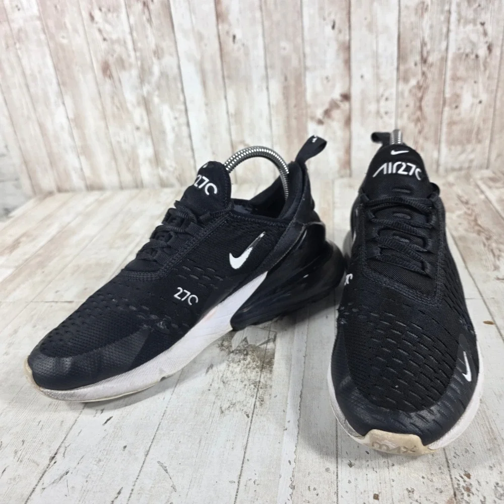 Nike Air Max 270 Womens Black White Anthracite AH6789-001 Sneakers Size 8